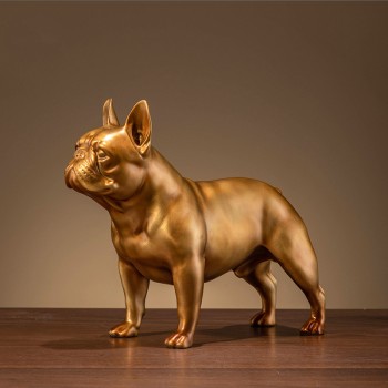 French Fighting Dog Brass handicrafts