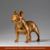 French Fighting Dog Brass handicrafts