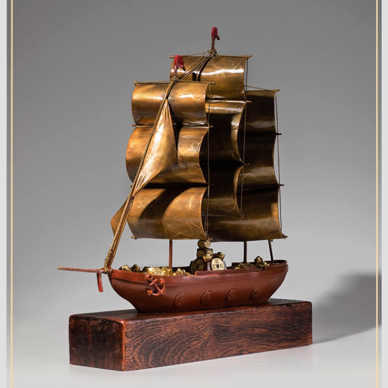 Sailboat Brass handicrafts Sailboat Brass handicrafts