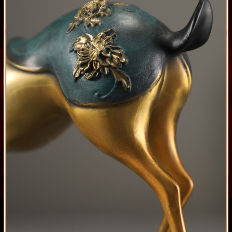 deer Brass handicrafts deer Brass handicrafts