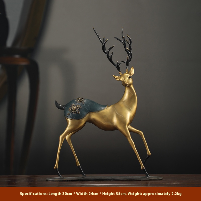 deer Brass handicrafts deer Brass handicrafts