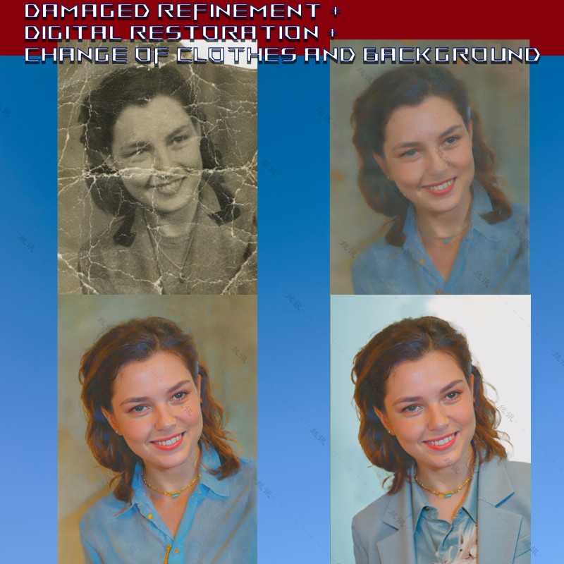 Old photo restoration Old photo restoration